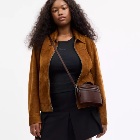 COACH originals glove tanned Leather maple bag  NWT - Picture 5 of 6